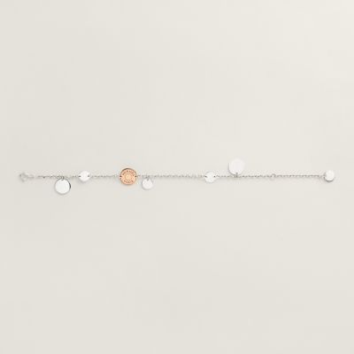 【Hermes】ギフト◎ シルバー ブレスレット ロゴ 上品 エルメス Hermes】ギフト◎ シルバー ブレスレット ネックレス エルメス